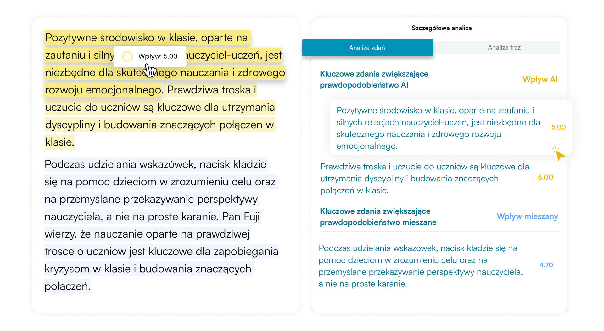 Isgen Sentence Analysis