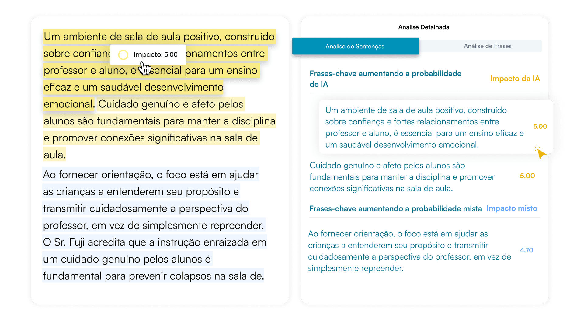 Isgen Sentence Analysis