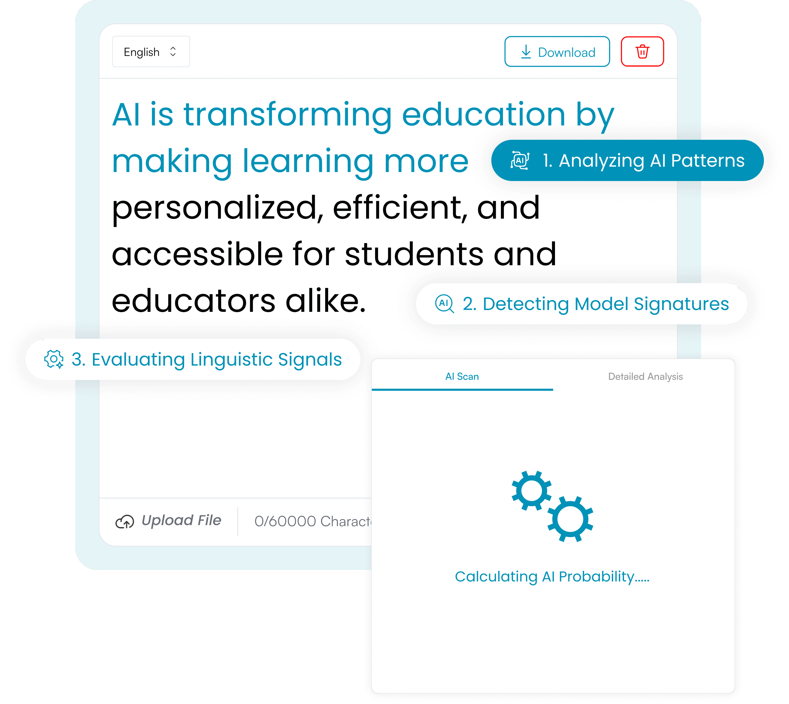 2. Scan for AI Content