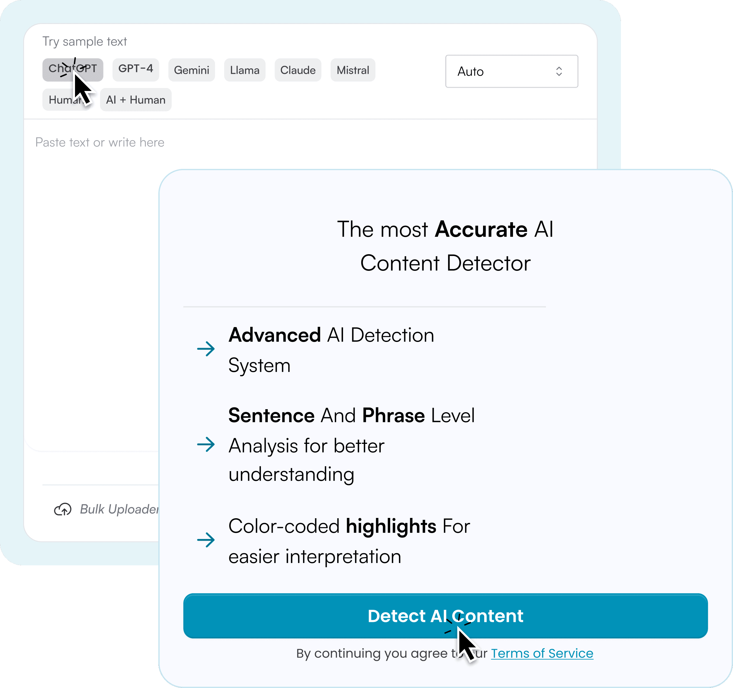 1. Paste or Upload Your Text