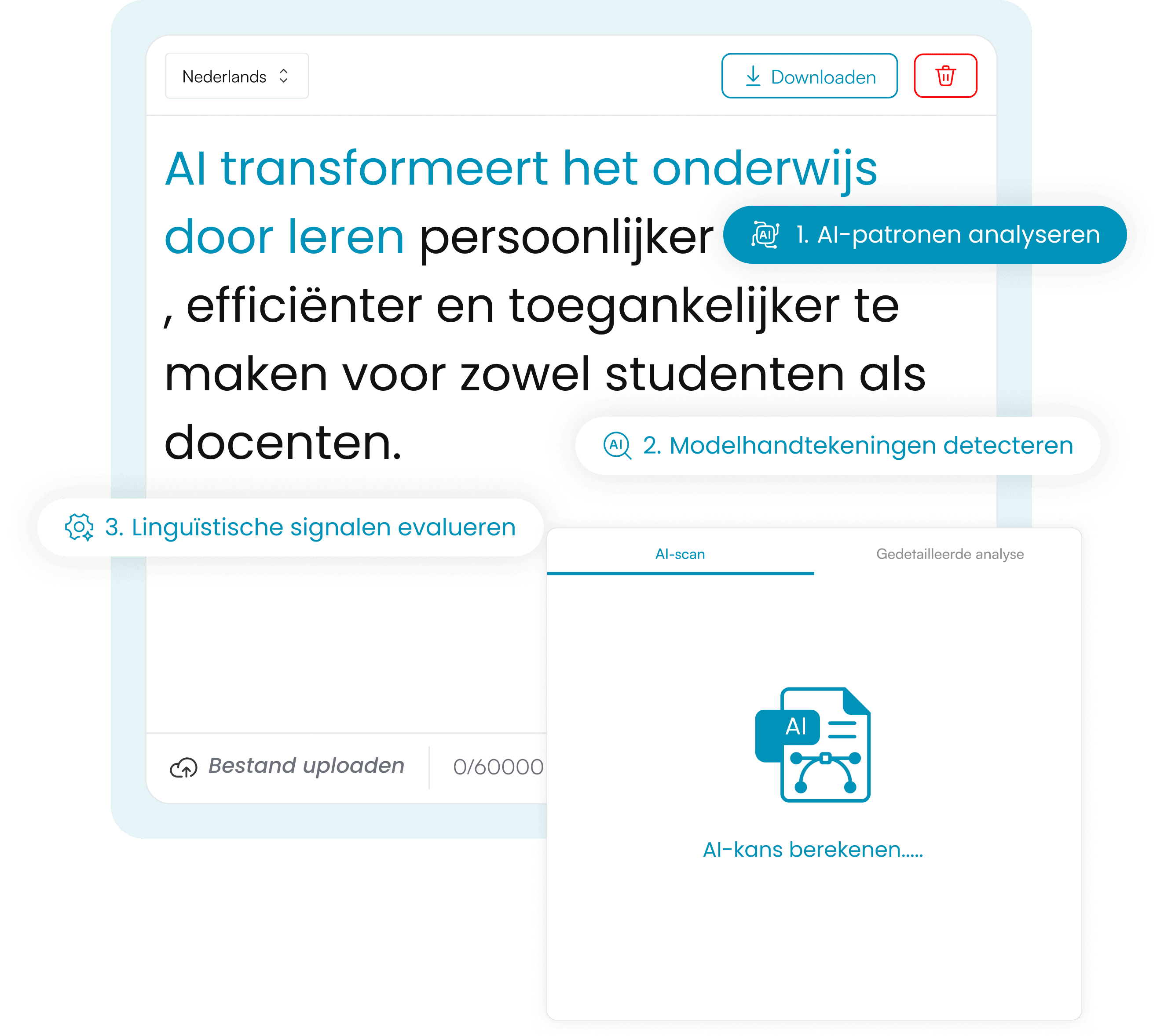 2. Scannen op AI-content