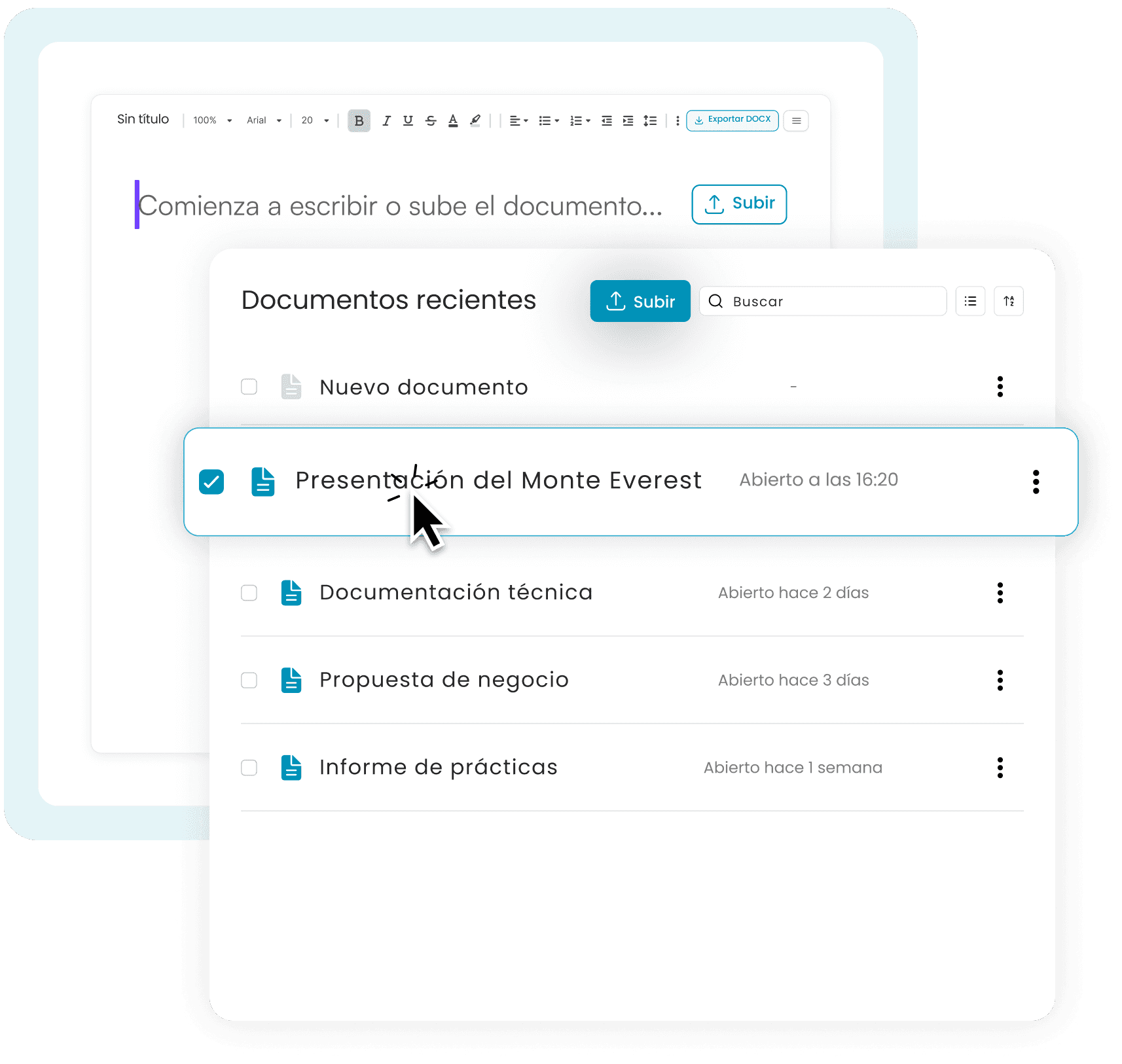 1. Crear o importar