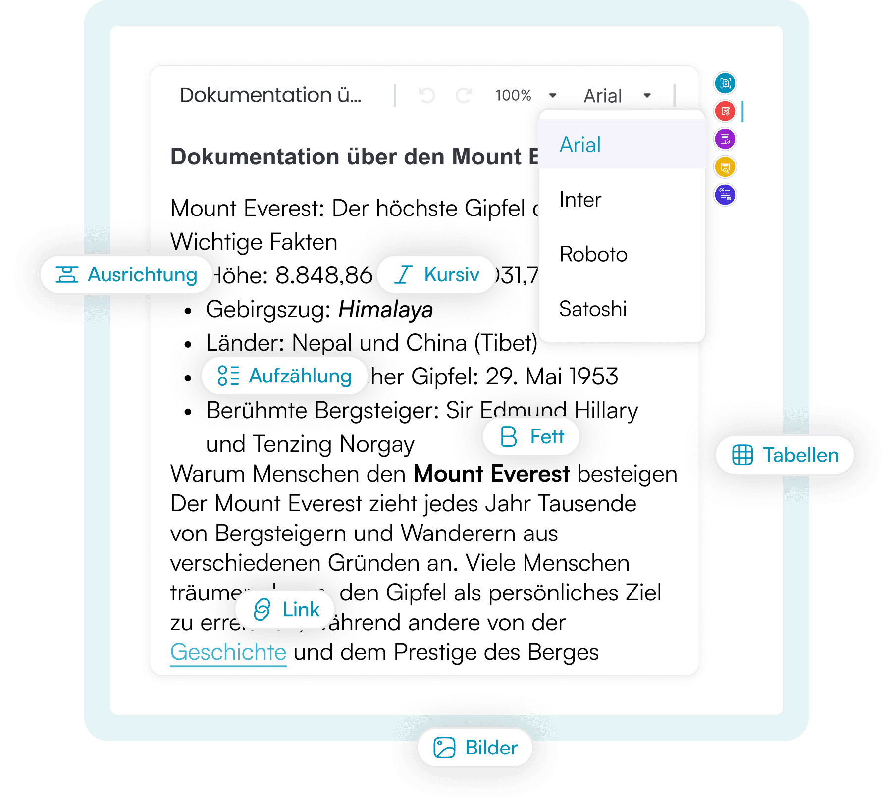 2. Schreiben und Formatieren