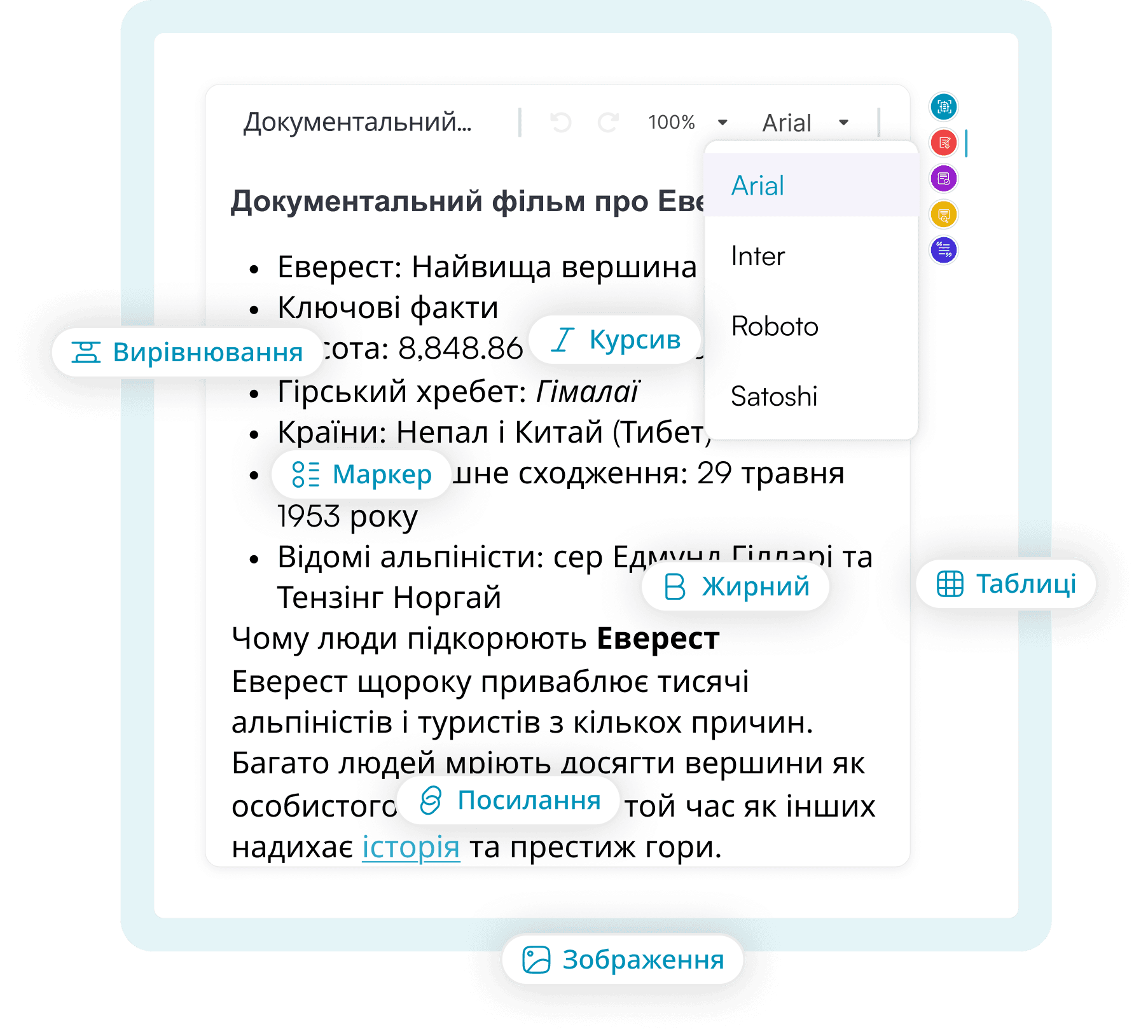 2. Писати та форматувати