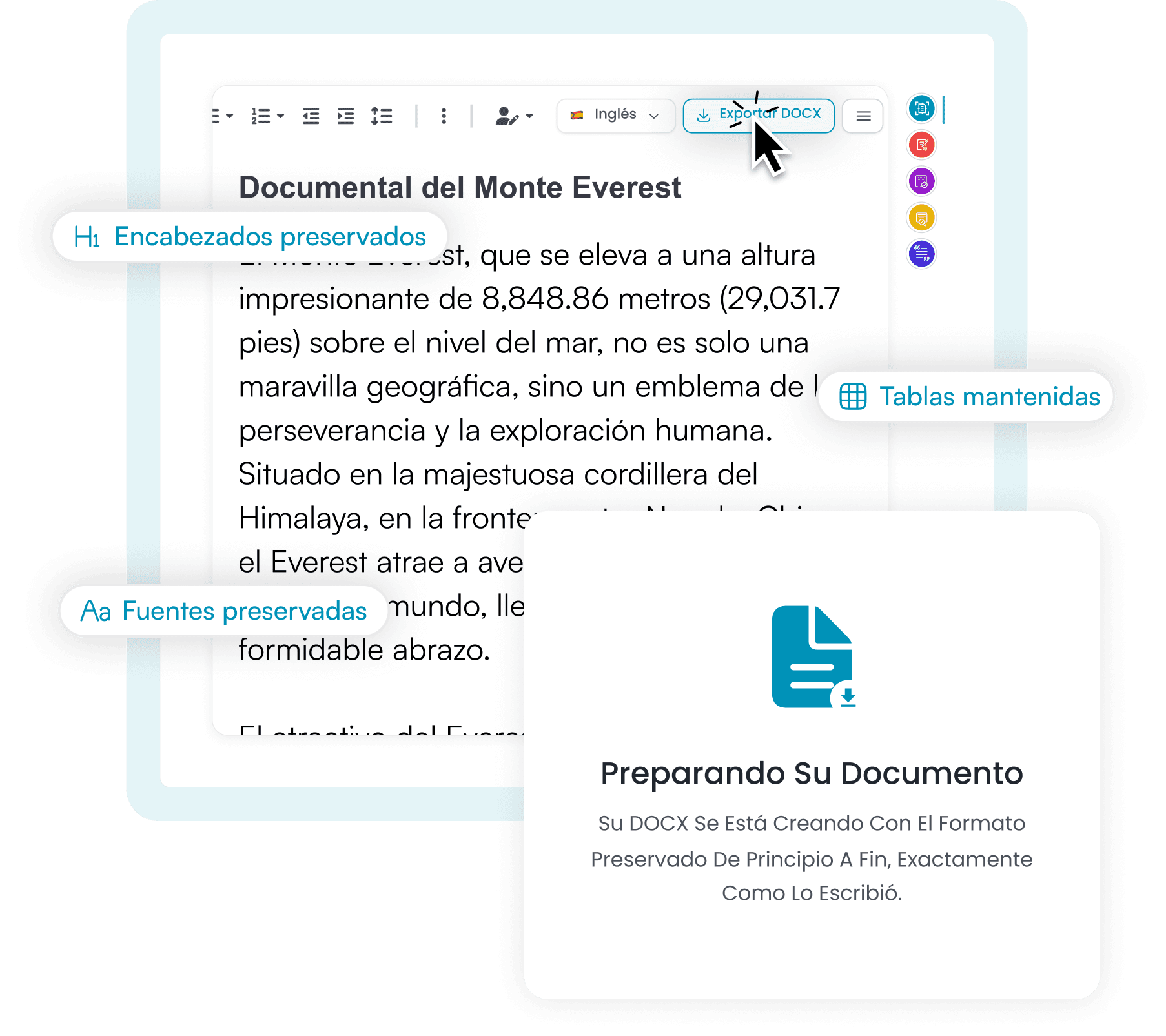 5. Conserva tu formato