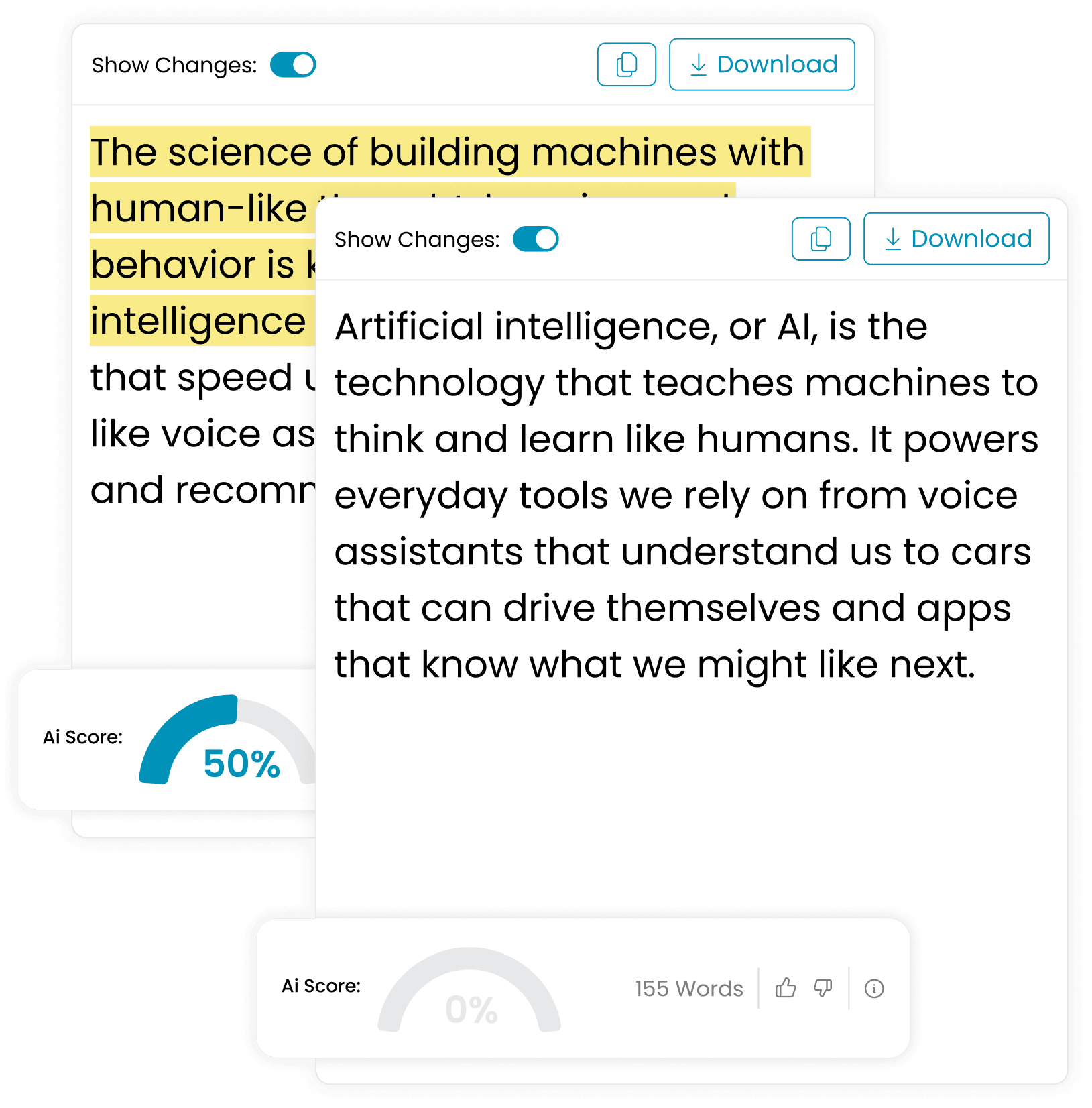 Built in AI Detector