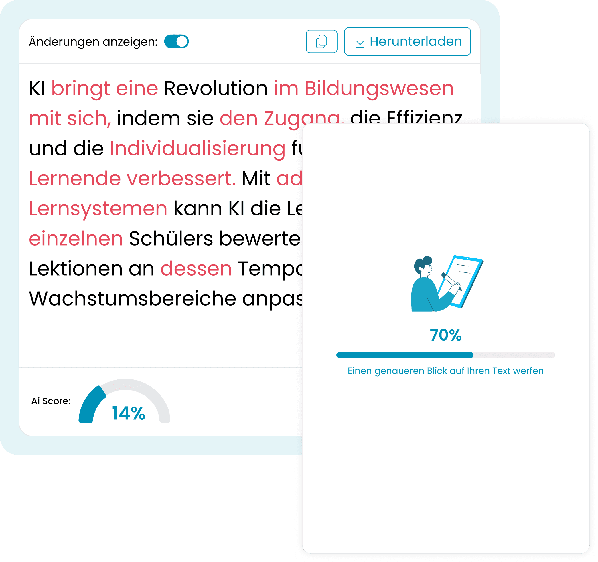 3. Klicken Sie auf „Vermenschlichen“, und voilà!