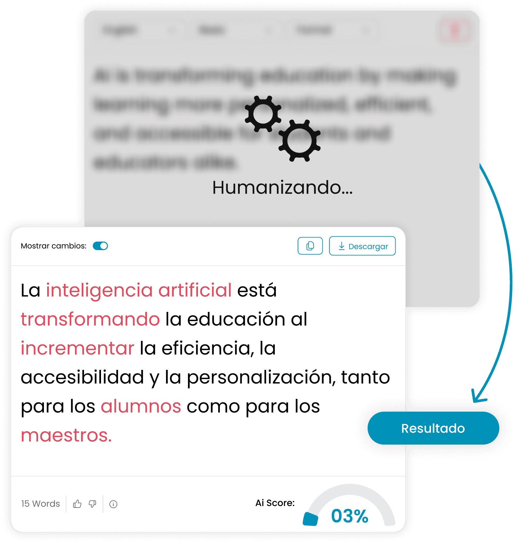 Motor de humanización avanzado