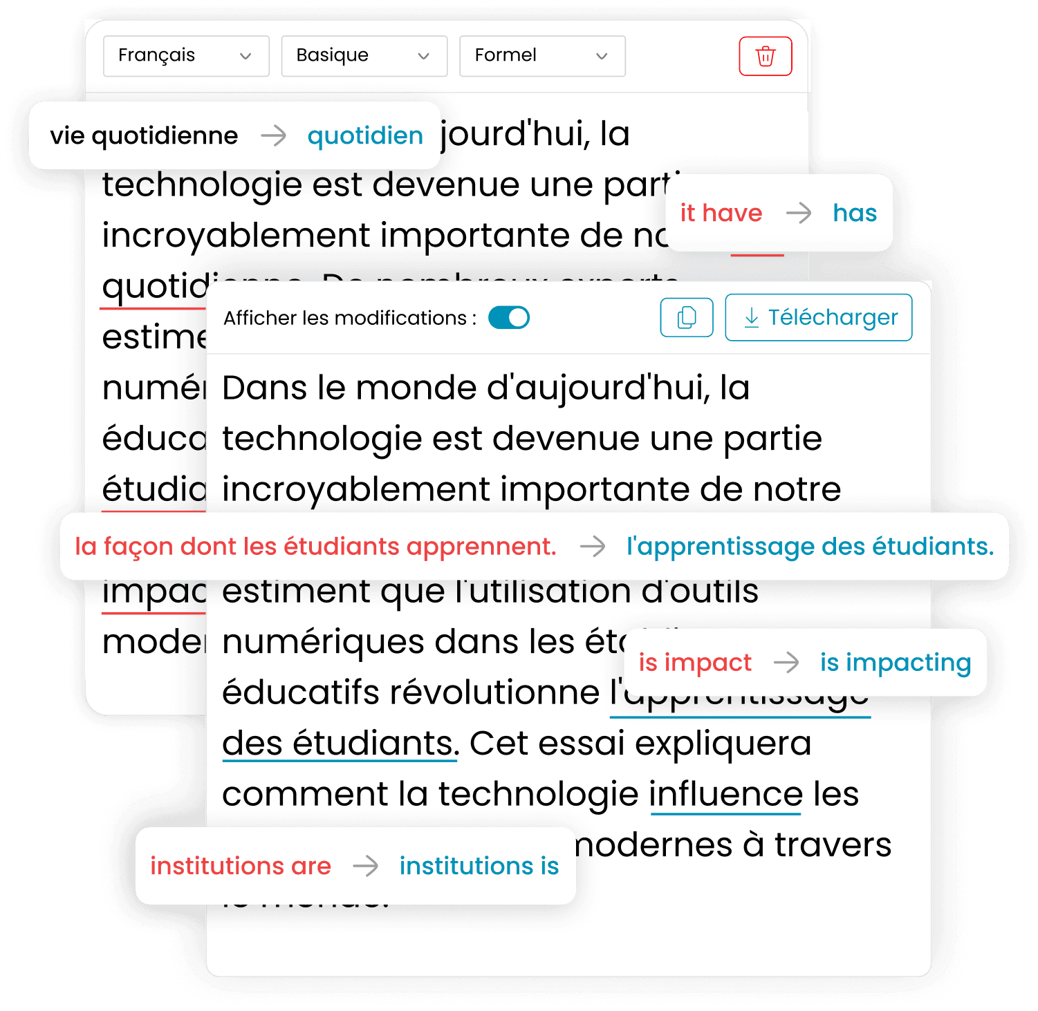 Humaniser affine la grammaire et la clarté