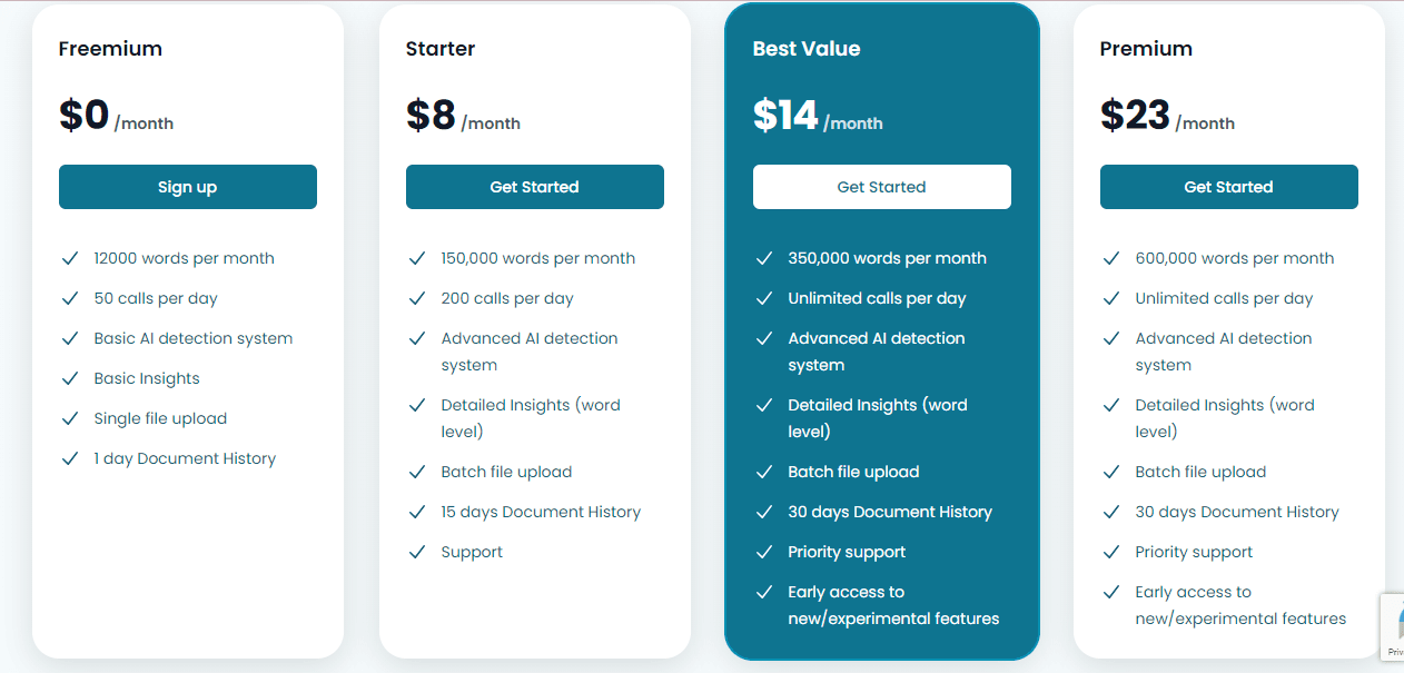 Free AI Content Detection