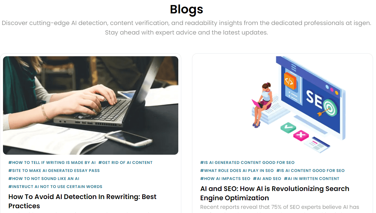 AI Content Detection Blogs