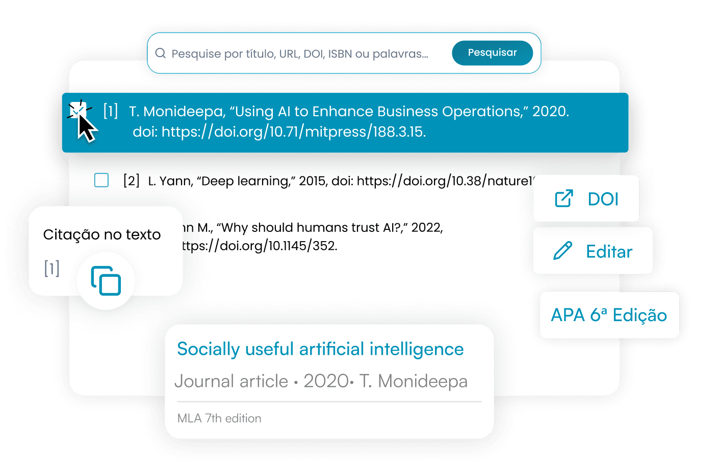 Gerador de citações