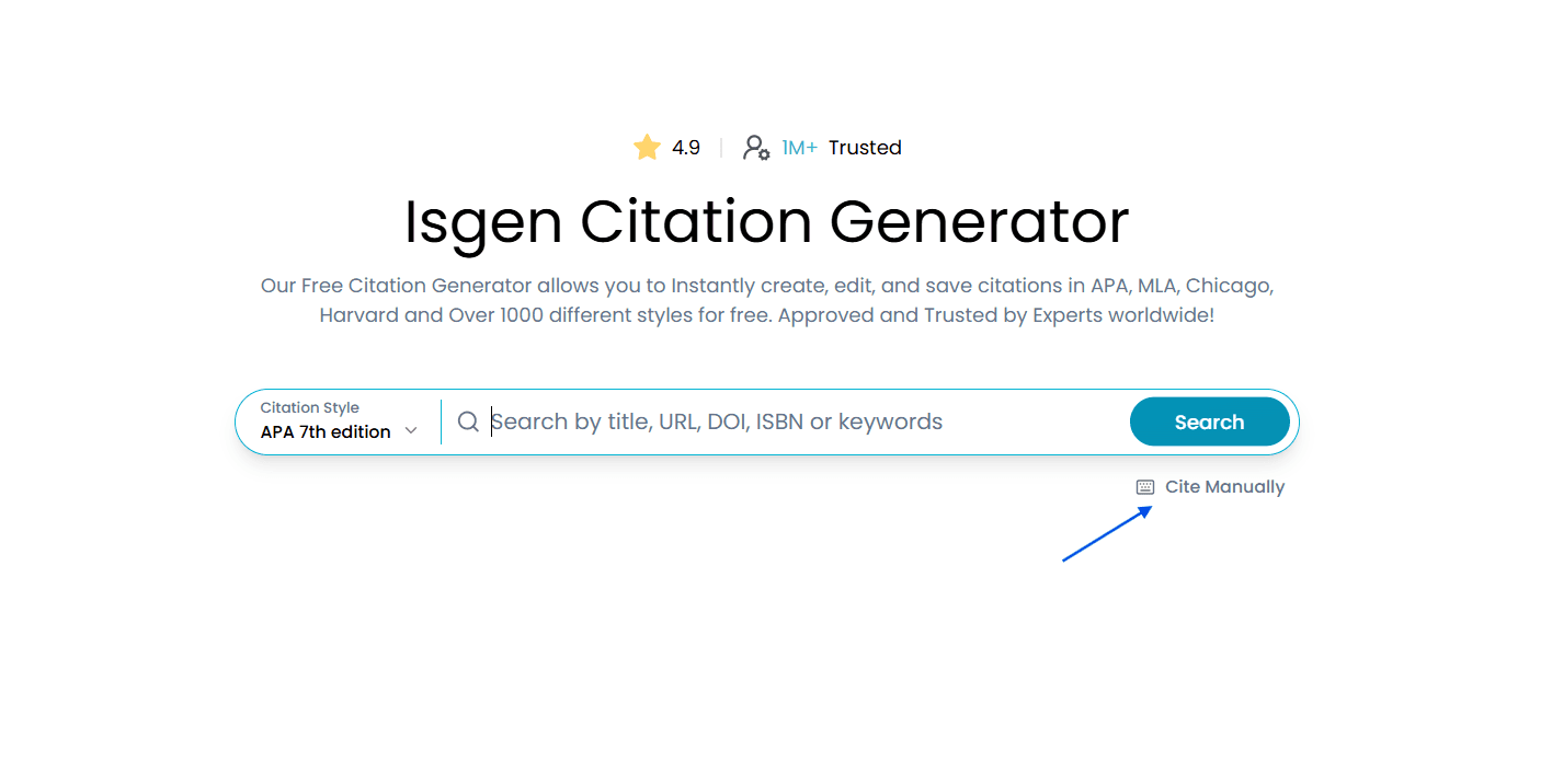Citation Generation Tool