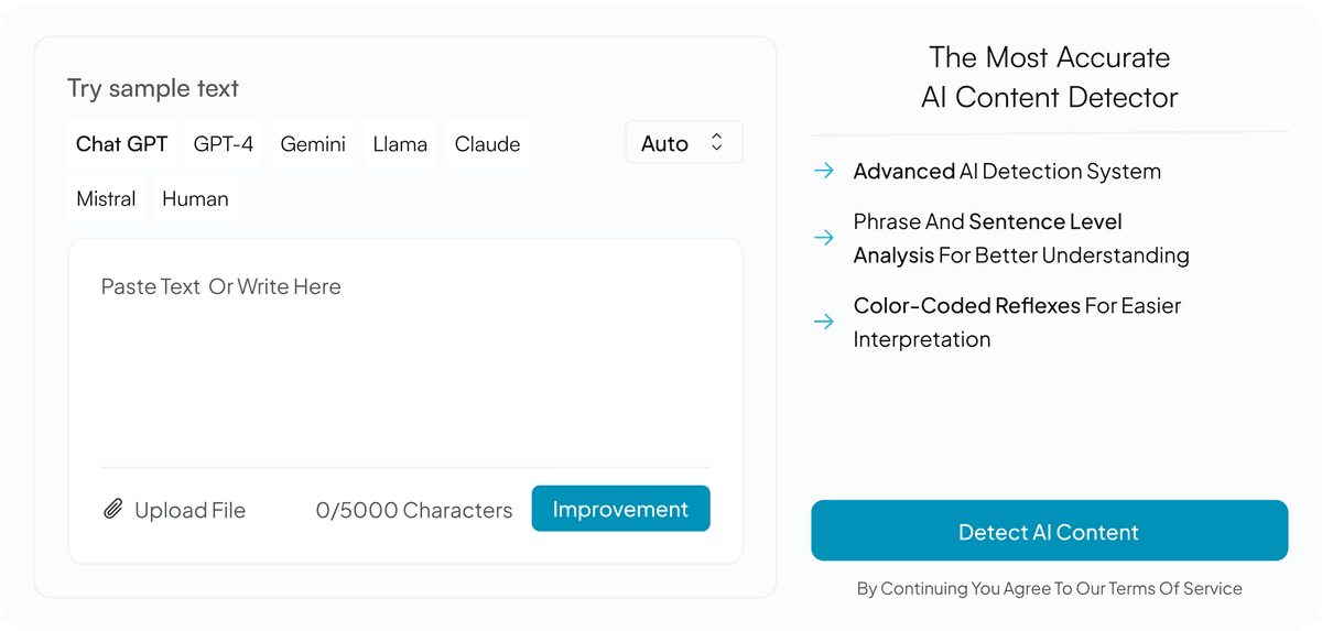 AI Detector The Most Accurate AI Checker For ChatGPT More Ai detector the most accurate ai checker for chatgpt more
