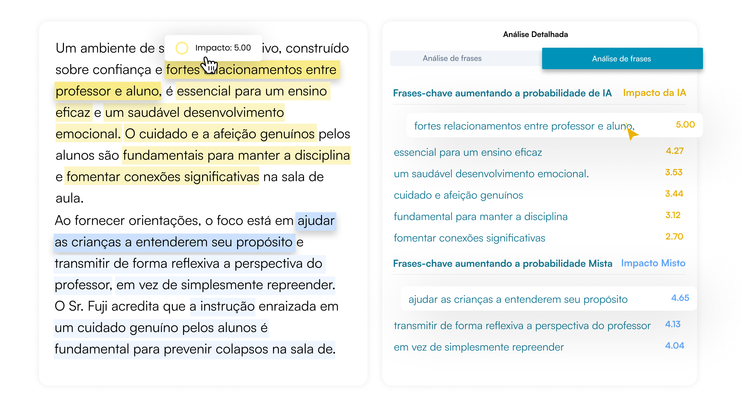 O detector de IA português mais preciso para ChatGPT e mais